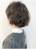 大人カジュアルショートボブ☆お手入れ簡単/ボリューム/大人ヘア
