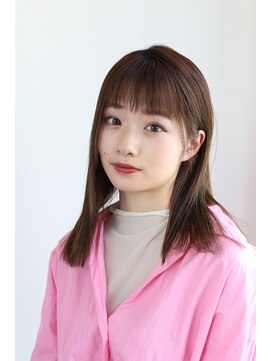 ヘアーアンドメイク エクリ 不動前店(Hair&Make equri) 小顔×ミディアムレイヤー【目黒不動前】