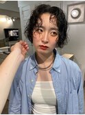 絶妙なカール感のラフパーマ