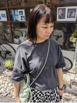 ヒカリス 東三国(HIKARIS) 笑顔溢れる外ハネボブ/ぱっつん前髪/切りっぱなしボブ