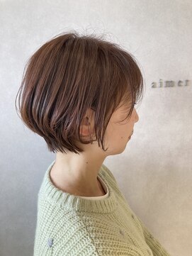 エメ バイ ヘアーポケット(aimer by hair pocket) *+aimerが叶える..大人くびれショートボブ*
