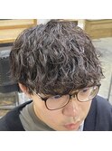【RYUYA】マッシュ×無造作ふんわり波巻きスパイラルパーマ