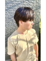 ヘアアンドビューティー クローバー(Hair&Beauty Clover) 刈り上げなし韓国風マッシュ