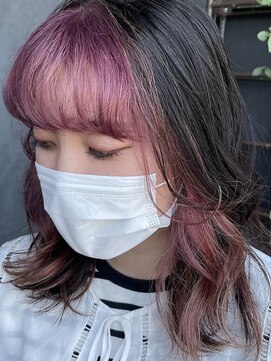 ピケ(pique) 話題のフェイスフレーミング♪ピンクラベンダー/20代/30代/40代