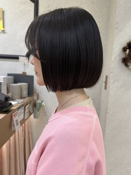 ロンドプランタン 恵比寿(Lond Printemps) ミディアムメルティカラー×ブリーチなしボブ韓国［恵比寿］