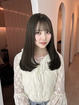 カシェ マエノヘタ(Cashe'e MAENOHETA) ブリーチなしでつくるやわらかオリーブグレージュ