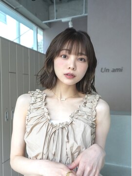 ジョエミバイアンアミ(joemi by Un ami) ボブスタイル／デジタルパーマ／ニュアンスパーマ