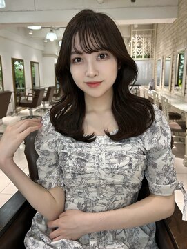 フォルテ 表参道店(FORTE) デジタルパーマ/チェリーブラウン/ホワイトグレージュ/卵型