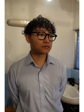 テテコケット(tete coquette) メンズマッシュ × スパイラルパーマ × 無造作メンズヘア