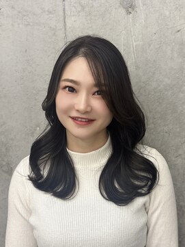 ミリィバイアヤラ 船橋店(MIRYI by ayala) 【AYAKA】骨格カバー/前髪なしレイヤー/グレージュ