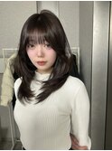 天神レイヤーカットハッシュカット