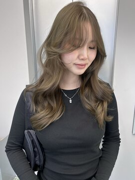 ヌヌ 渋谷 原宿 明治神宮前(nunu) レイヤーカットウルフカットボブグレージュオリーブべージュ