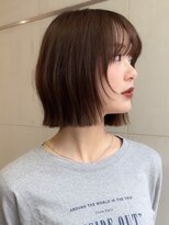 ガーデン 渋谷(GARDEN)&nbsp;ボブ　レイヤーボブ　フェイスレイヤー　顔周り　ベージュ