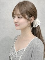ナナローネス 渋谷(nana loness)&nbsp;顔周りカット レイヤーカット  韓国風スタイル　まろやかカラー
