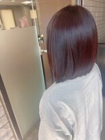 アミリー 成田東町店(Amily) 赤茶チェリーレッドヌーディーカラー美シルエット抜け感髪質改善