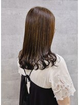 コワフュールトーリ フジグラン店(COIFFURE TORI)&nbsp;外ハネミディ×艶ブラウン