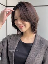 ロンド 銀座(Lond)&nbsp;☆春日☆ニュアンスウルフワンホンレイヤーダークブルーボブ58