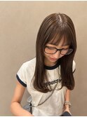 髪質改善カラー×小顔×抜け感