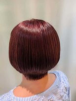 アルヴェラヘアエッセンス(ARVELA hair essence)&nbsp;ワインレッド×艶ミニボブ
