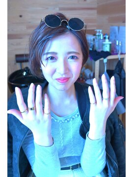 ベルシャンブル(belle chambre) #belle chambre#グレーパールのボブ☆