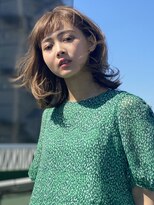 ピークアブー アヴェダ ギンザシックス(PEEK-A-BOO AVEDA GINZASIX) 外ハネボブ＋レイヤーで可愛く！！