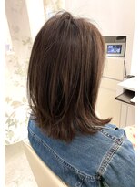 パシフィックダズールバトン(Pacific Dazzle baton)&nbsp;外はねミディアム×ナチュラルベージュ