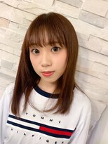 ヘアーアトリエ ラフェル(hair atelier Rafel)&nbsp;シースルーが可愛いセミディ