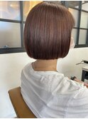 オレンジブラウン×ボブ☆