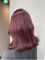 アジールヘア 所沢プロペ通り店(agir hair) ストロベリーピンク10代20代30代ピンクカラー