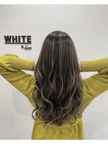 アンダーバーホワイト 西宮店(_WHITE) 外国人風　イルミナハイライトカラー　デザインカラー
