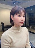 ジオメトリックアシンメトリーボブ
