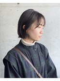 パツっとしたラインがカワイイボブ