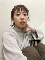 アンバースデー(UNBIRTHDAY)&nbsp;お団子ラフアレンジ/ピンクブラウン●20代30代40代