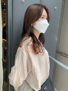 ロロ(ro-ro) 【恵比寿ro-ro】ダブルカラー×オレンジベージュ