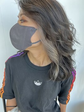 リコ ヘアアンドリラクゼーション 名駅店(LICO HAIR＆RELAXATION) [LICO]シルバーイヤリングカラーbyコモトハルキ