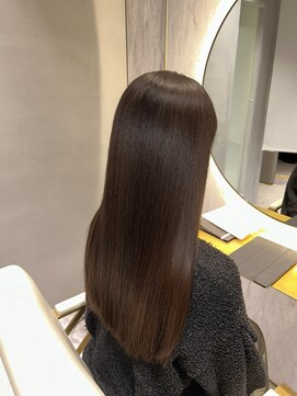 アンサー(answer) "髪質改善で叶える"  抜け感ストレート『銀座/個室』