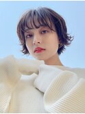 アンニュイパーマショート