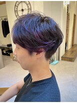 チリンバイロストシティー(Chillin by LOSTCITY)&nbsp;インナーカラーワインレッド髪質改善