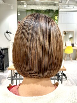 ゼストララ(ZEST Lara) 【YUICHI】透明感!ベージュのボブ×髪質改善トリートメント