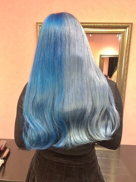 エススウィート 京都駅店(S.SWEET) 派手髪ツートンカラー