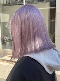 ライトパープルダブルカラーハイトーンカラーケアブリーチ