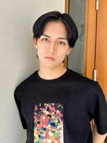 ルービック なかもず(Rubik's)&nbsp;短髪ツーブロック束感モテる黒髪シークレットパーマ流行