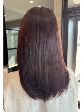 サロンドフィール 豊岡店(Salon de feel) ピンクブラウン/ミディアム/髪質改善トリートメント