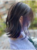 バイオレット×インナーカラー