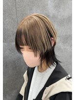 ギーク(Geek) 【Geek春日井】ミニウルフ×アンブレラカラー《担当 篠原》