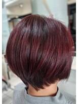 ヘアースタジオ ジェイワン(hair studio J ONE)&nbsp;30代40代50代60代　脱白髪染め　ブリーチ無し　ピンク系カラー