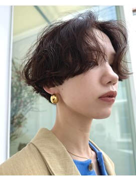 ナループロアオハナ(Nalu pu loa ohana) パーマボブパーマハンサムショートパーマミニボブパーマ