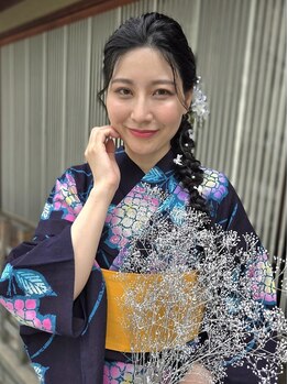 ベリッシモ(Bellissimo)の写真/【心斎橋3分/当日予約◎】プロの崩れない綺麗な着付けで特別な1日を♪浴衣/振袖/留袖/訪問着＊レンタルも◎