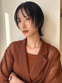 ヘアー ラボ(hair labo)の写真/ショートスタイルで大人気、徳島をけん引するサロンの顔回りカットは顔の印象を明るくする！[徳島]
