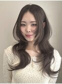 韓国風/レイヤー/小顔/前髪カット/髪質改善/グレージュ/透明感